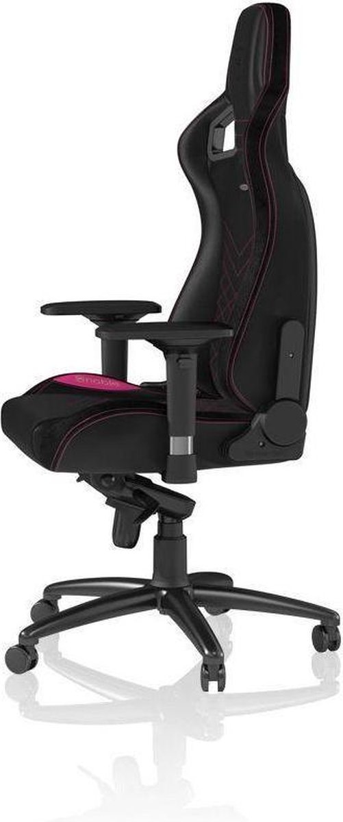 Noblechairs epic serie gamestoel roze zwar 3 orig - Noblechairs Epic Serie Gamestoel tot 120 kg Gamingstoel (PU-leer)