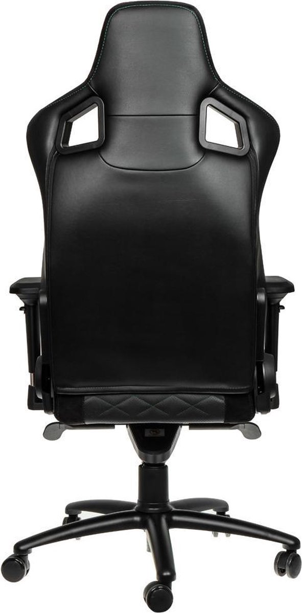Noblechairs epic series black green 9 orig - Noblechairs Epic Series tot 120 kg Gamingstoel (PU-leer, zwart)