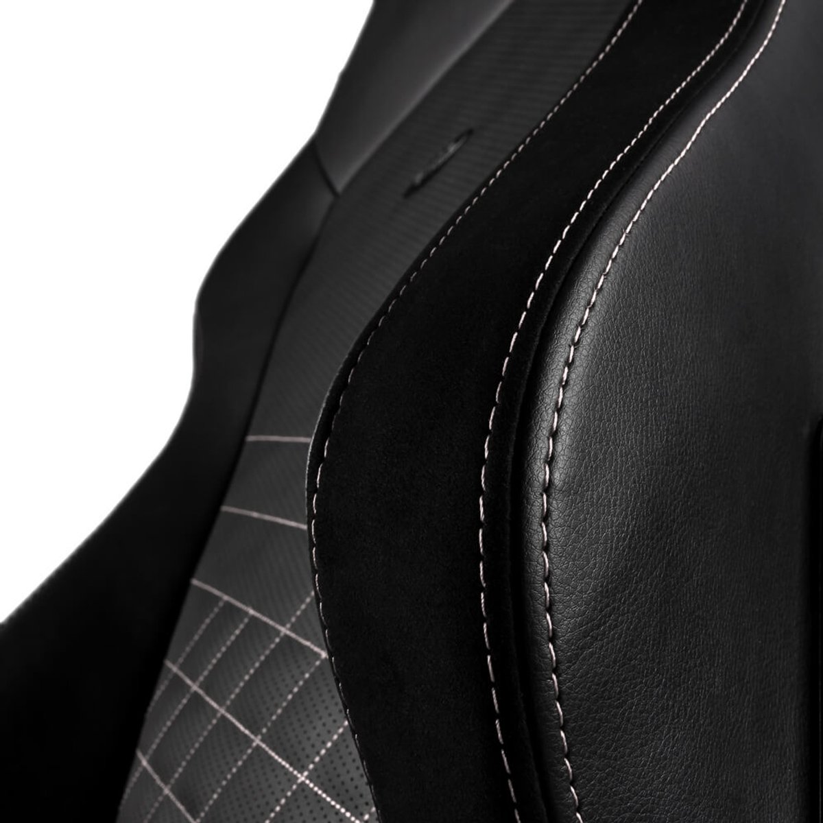 Noblechairs hero gamestoel zwart wit 5 orig - Noblechairs Hero Gamestoel tot 150 kg Gamingstoel (PU-leer, zwart)