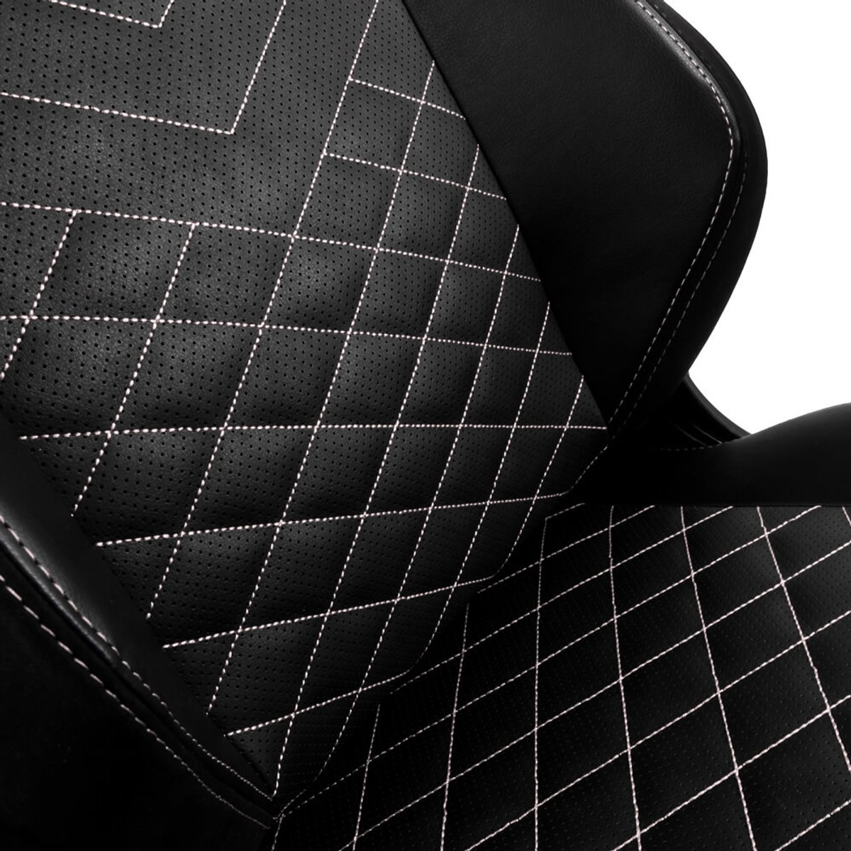 Noblechairs hero gamestoel zwart wit 8 orig - Noblechairs Hero Gamestoel tot 150 kg Gamingstoel (PU-leer, zwart)