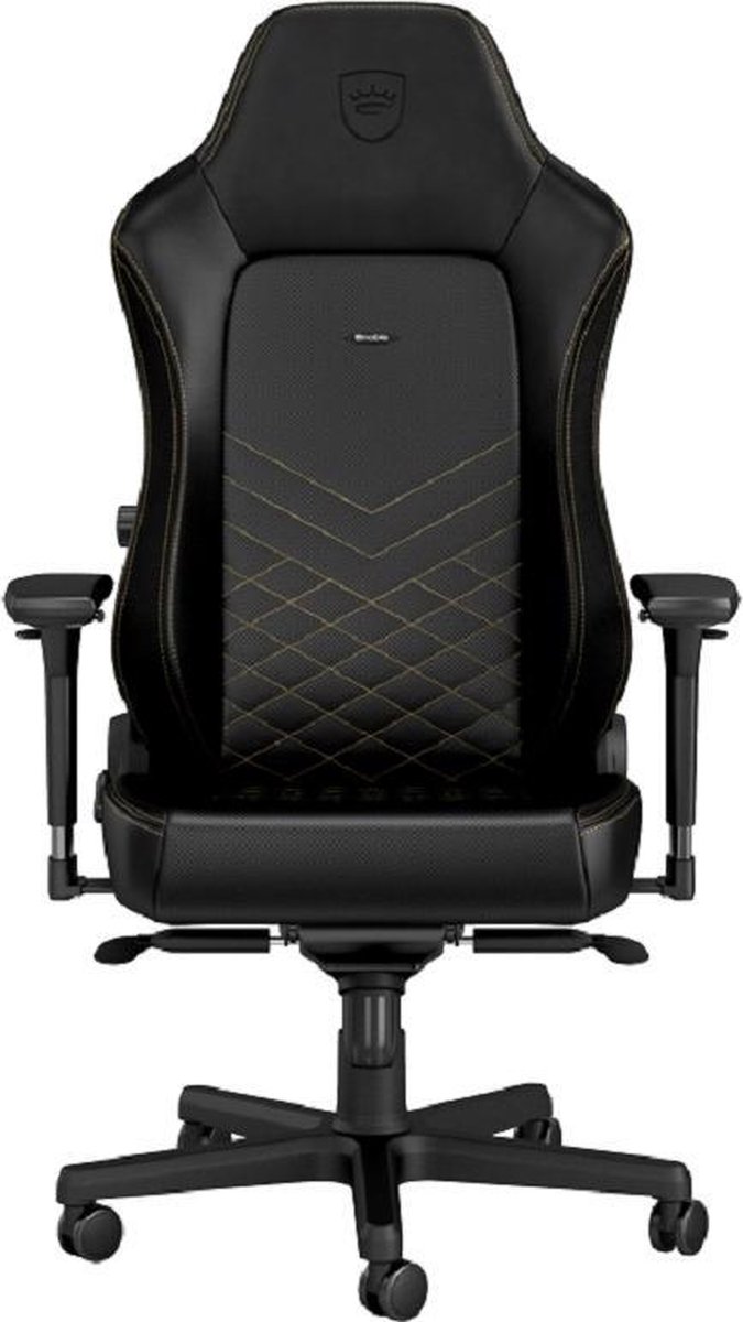 Noblechairs hero series gamestoel zwart go 2 orig - Noblechairs Hero Series tot 150 kg Gamingstoel (PU-leer, zwart)