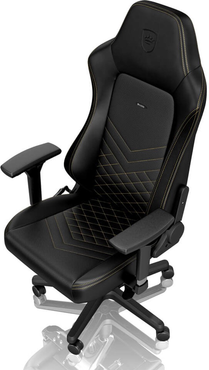 Noblechairs hero series gamestoel zwart go 4 orig - Noblechairs Hero Series tot 150 kg Gamingstoel (PU-leer, zwart)