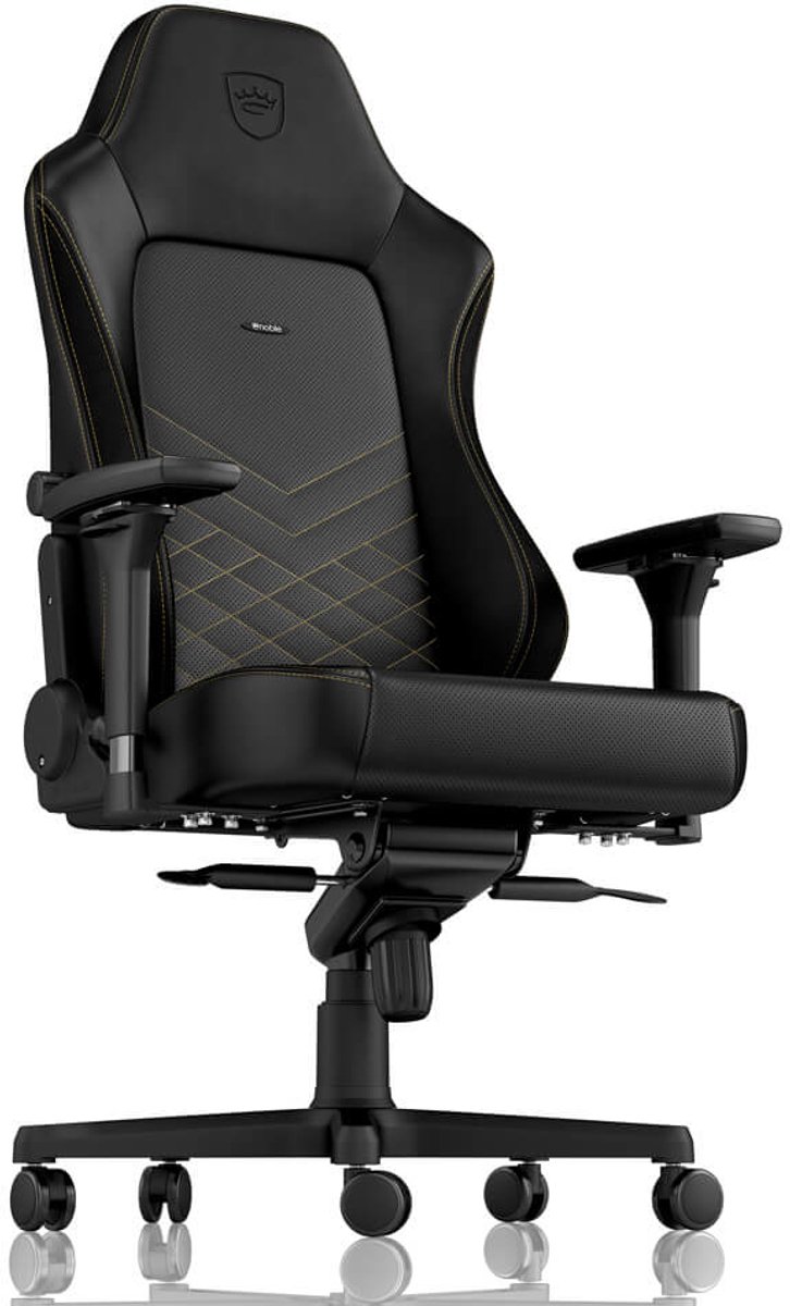 Noblechairs hero series gamestoel zwart go 8 orig - Noblechairs Hero Series tot 150 kg Gamingstoel (PU-leer, zwart)