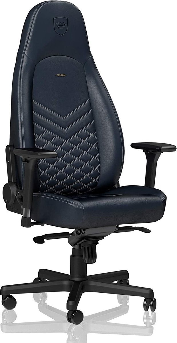 Noblechairs icon real leather gamestoel bl