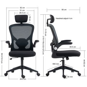 Sandberg ergofusion chair basic 6 orig - Sandberg 640-97 tot 100 kg Gamingstoel (mesh, zwart)