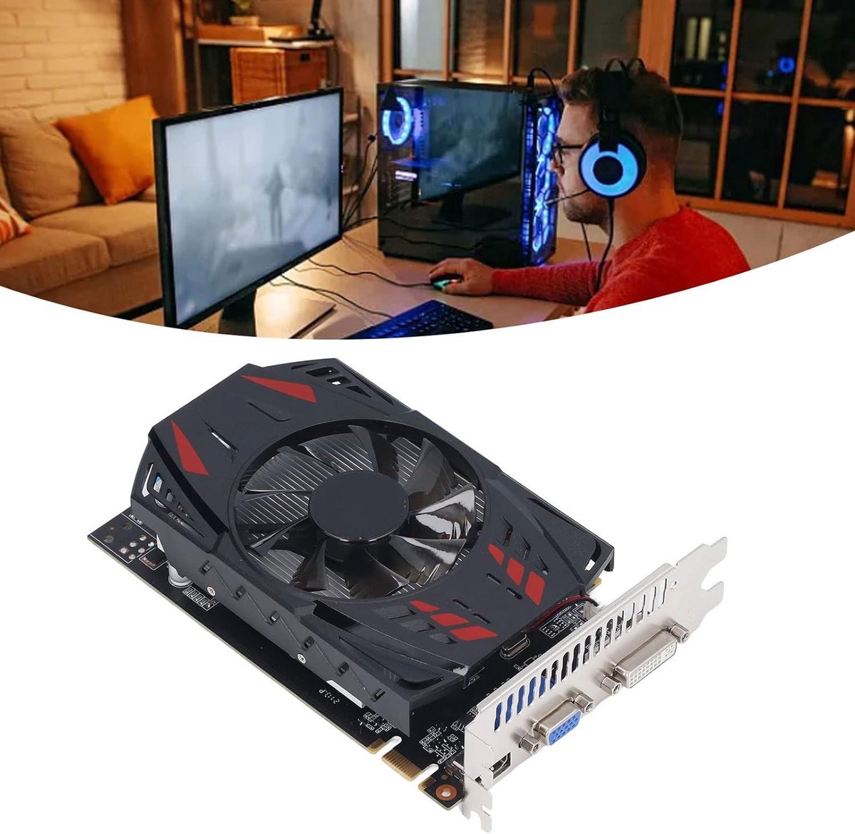 NVIDIA GeForce GTX 550 Ti 2GB GDDR5 128-bit Gaming Grafische Kaart - afbeelding 2