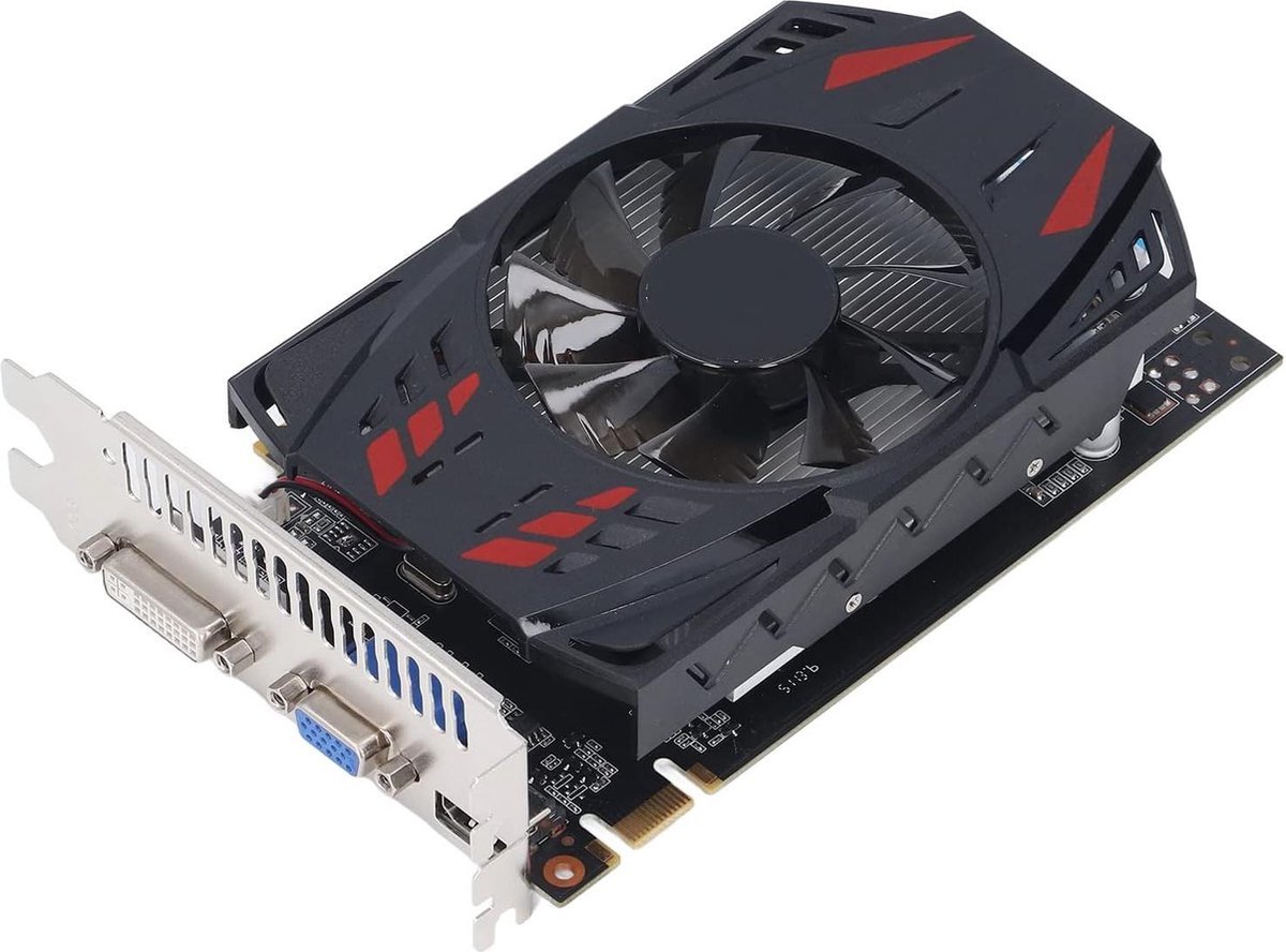  2Gb Gddr5 128-Bits Gtx 550Ti Grafische Kaart Voor Gaming - Enkele Koelventilatoren - Pci Express 11 X 16 - Dvi Vga Hdmi - 750 Mhz 3000 Mhz 4K Hdr - Computervideo Grafische Kaart .
