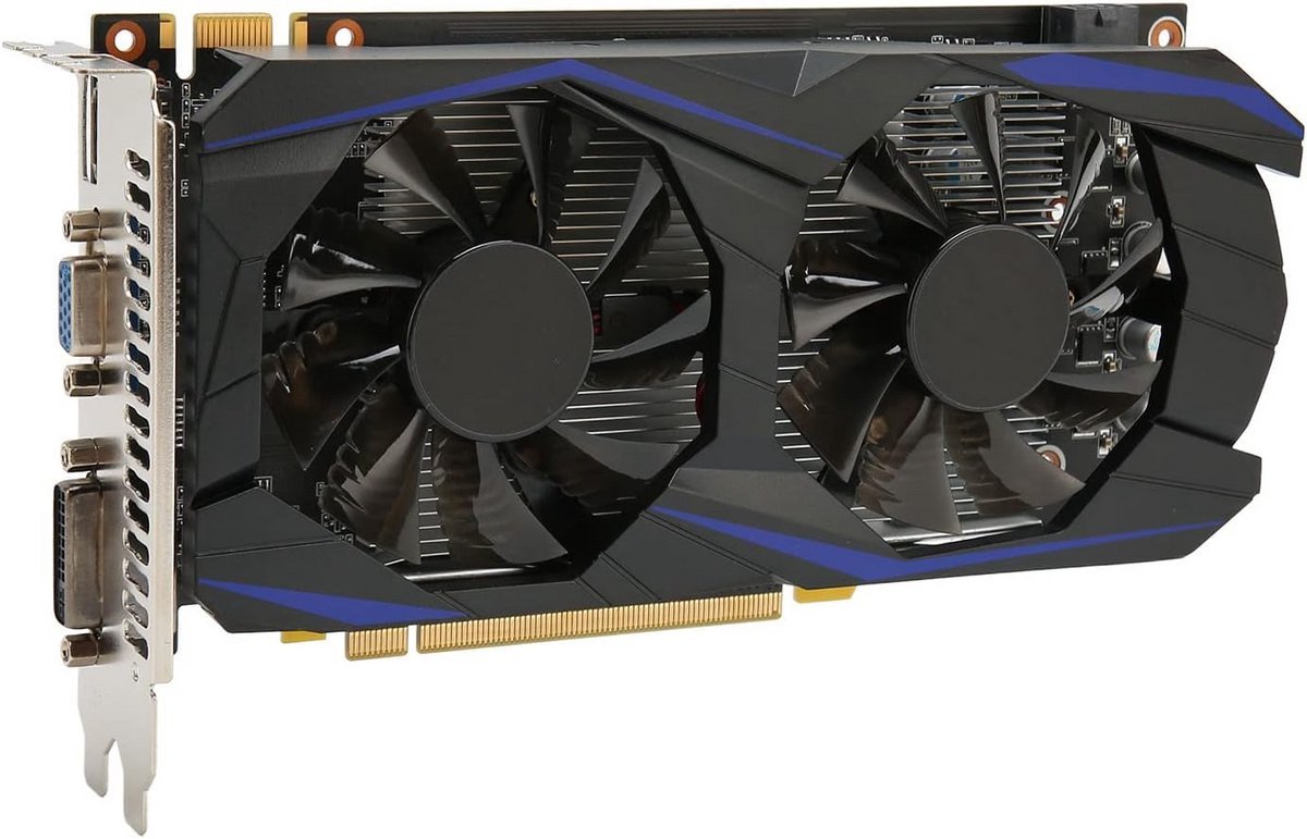  6Gb Gaming Graphics Card Met Dual Fans, 192Bit Gddr5 Voor Desktop Computer