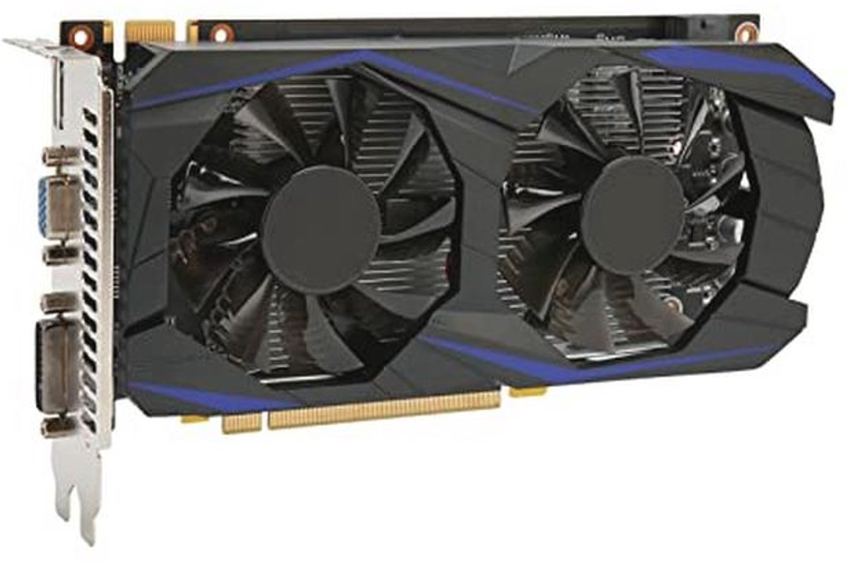  6Gb Gaming Graphics Card Met Dual Fans, 192Bit Gddr5 Voor Desktop Computer