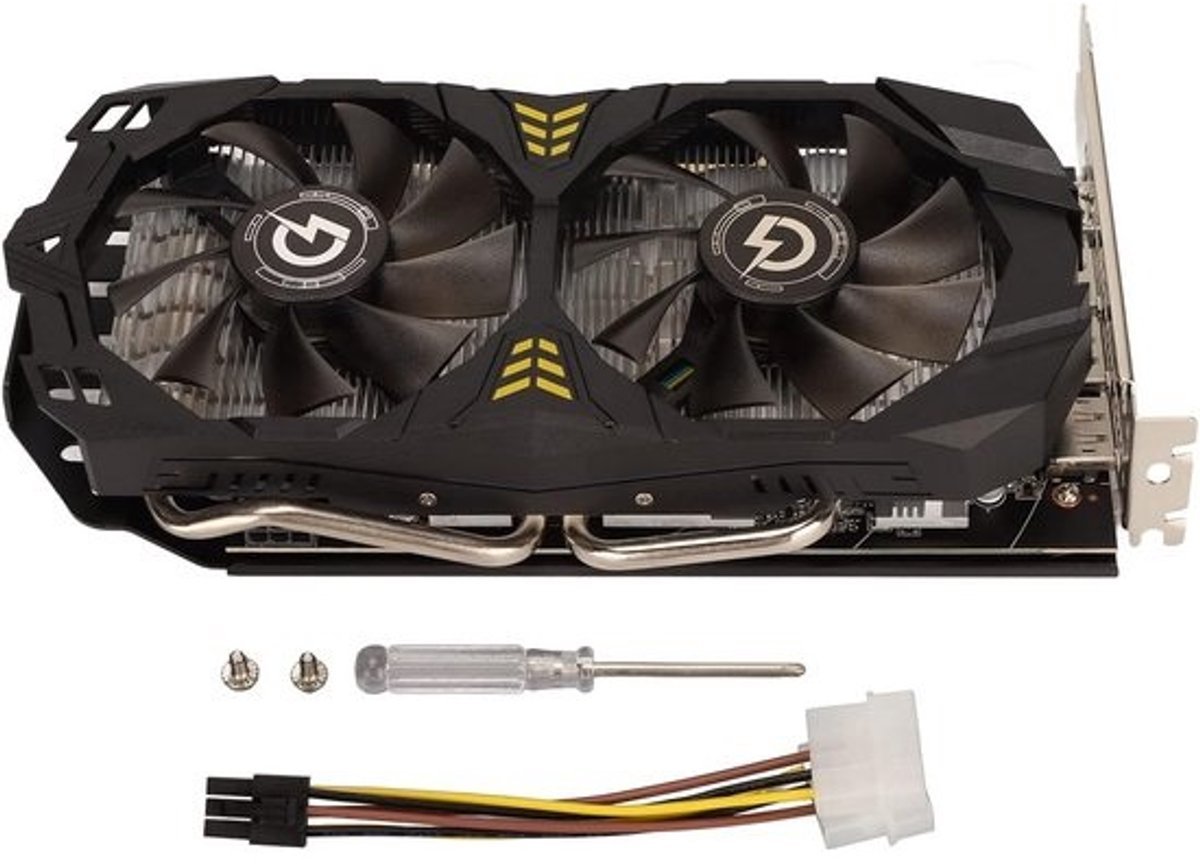  8Gb Gddr5 Gaming Grafische Kaart Met 3 Dp, 256-Bit En Dual Fan Koeling