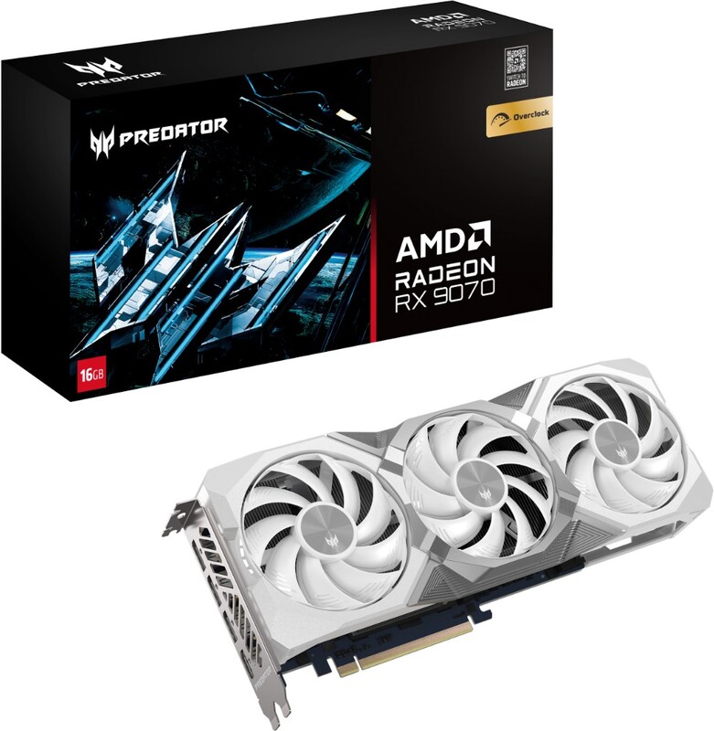 Acer predator bifrost amd radeon rx 401815 7 orig - Acer Radeon RX 9070 XT 16GB Videokaart