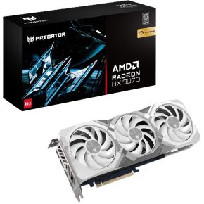 Predator BiFrost Radeon RX 9070 OC White edition 16GB Videokaart (White) - afbeelding 2