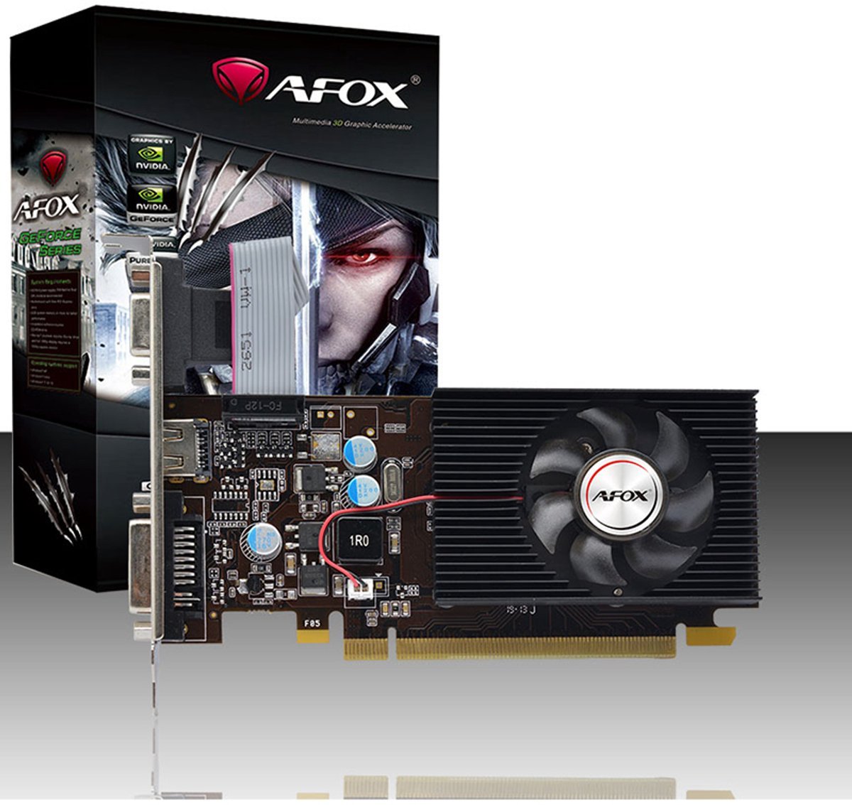 AFOX Afox Af210-512D3L3-V2 Videokaart Nvidia Geforce G210 0,512 Gb Gddr3