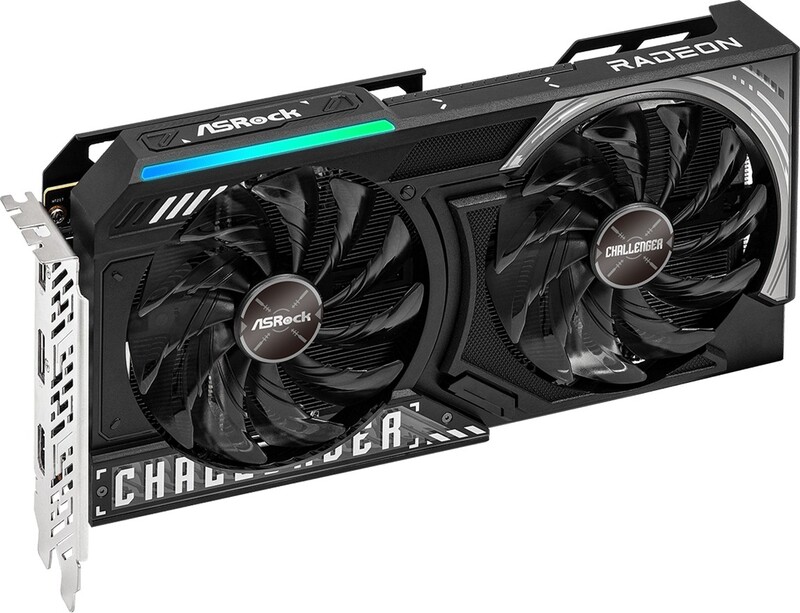 Asrock radeon rx 9060 xt challenger o 2 orig - Asrock Challenger Radeon RX 9060 XT OC 16GB Videokaart (Black)