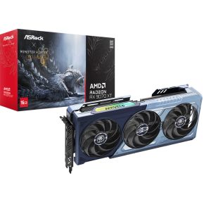 Monster Hunter Radeon RX 9070 XT 16GB Videokaart (Blue) - afbeelding 6