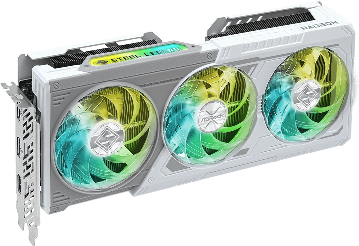 Radeon RX 9060 XT Steel Legend OC 8GB GDDR6 Grafische Kaart - afbeelding 3