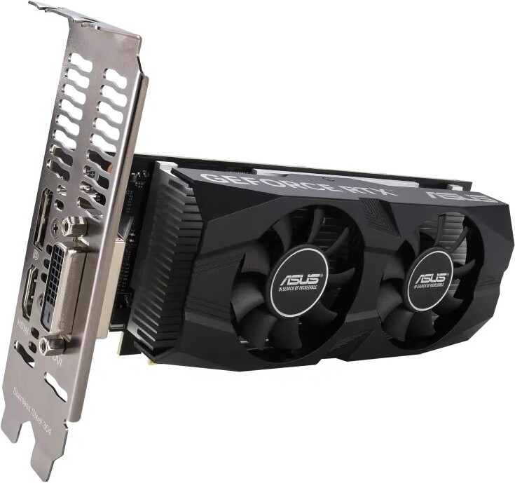 Asus geforce rtx 3050 lp brk oc 3 orig - ASUS GeForce RTX 3050 LP BRK OC Edition 6GB Videokaart (Black)