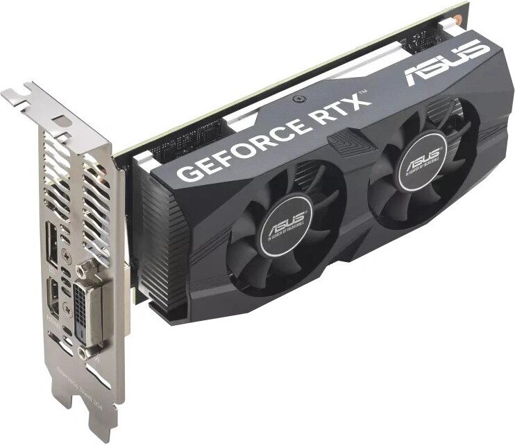 Asus geforce rtx 3050 lp brk oc 4 orig - ASUS GeForce RTX 3050 LP BRK OC Edition 6GB Videokaart (Black)