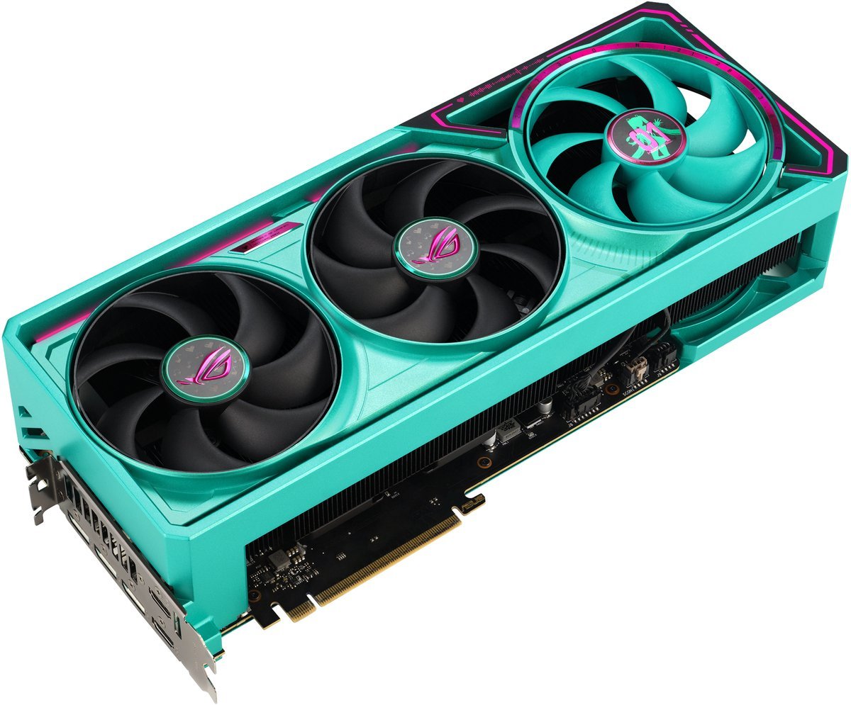 Asus Rog-Astral-Rtx5080-O16G-Hatsune-Miku-Edition videokaart - afbeelding 2