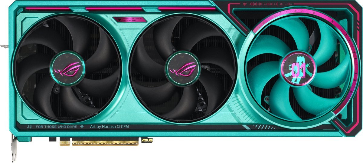 Rog-Astral-Rtx5080-O16G-Hatsune-Miku-Edition Videokaart