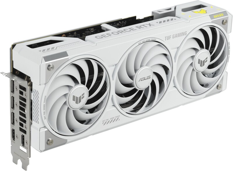 Asus tuf geforce rtx 5070 ti white 2 orig - ASUS TUF Gaming GeForce RTX 5070 Ti White OC 16GB Videokaart (White)
