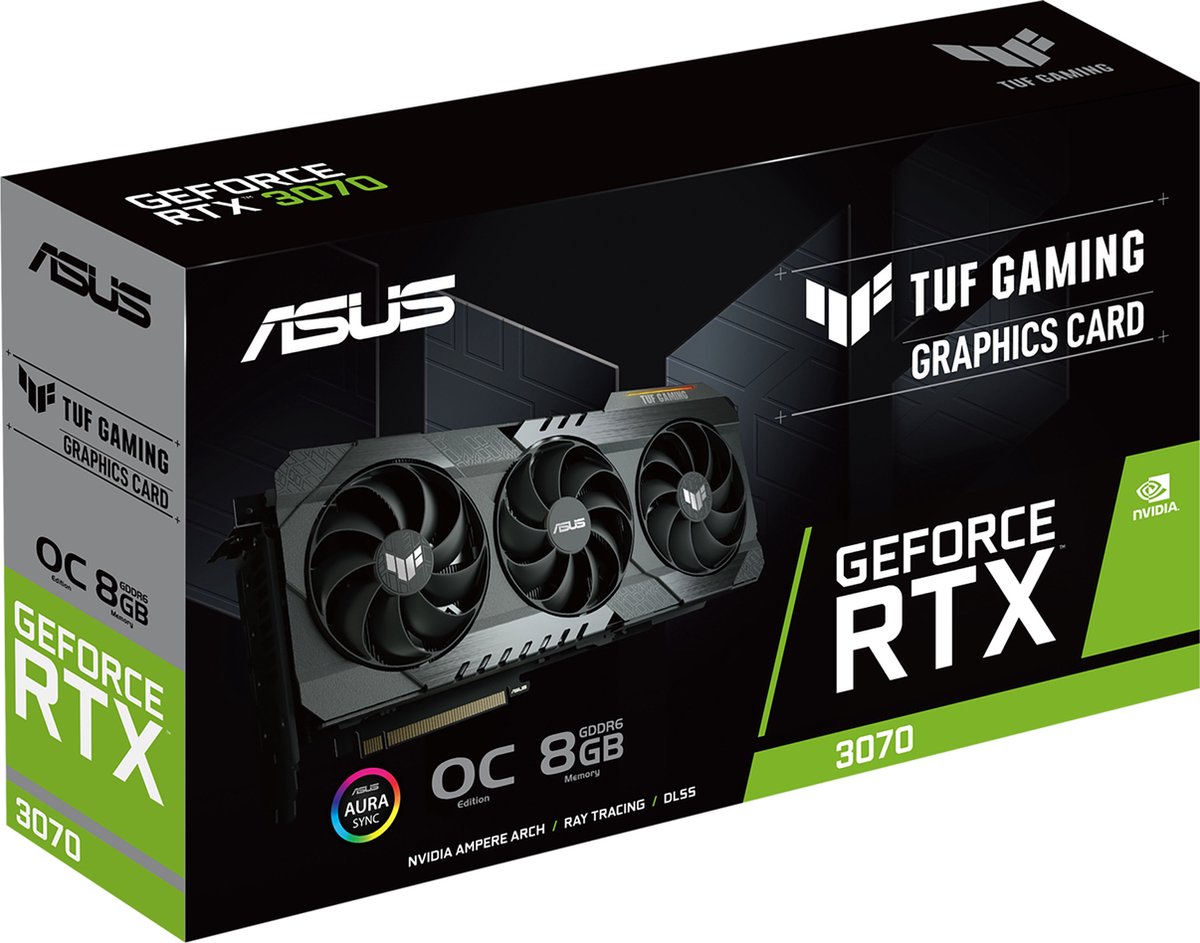 GA104 TUF RTX 3070 8GB Videokaart - afbeelding 5