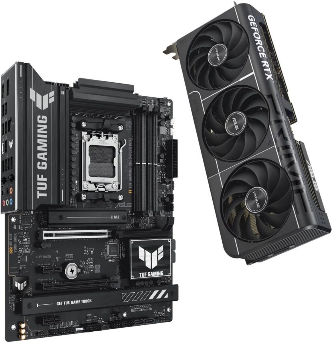 ASUS Asus Upgrade What Matters 12 Voordeelbundel - Asus Prime Geforce Rtx 5080 Oc Videokaart + Asus Tuf Gaming B850-Plus Wifi Moederbord