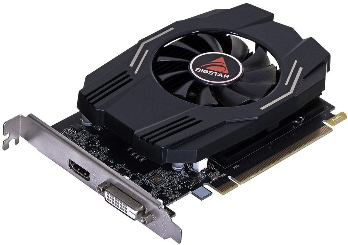 Biostar Geforce Gt1030 Nvidia Geforce Gt 1030 4 Gb Gddr4 videokaart - afbeelding 2