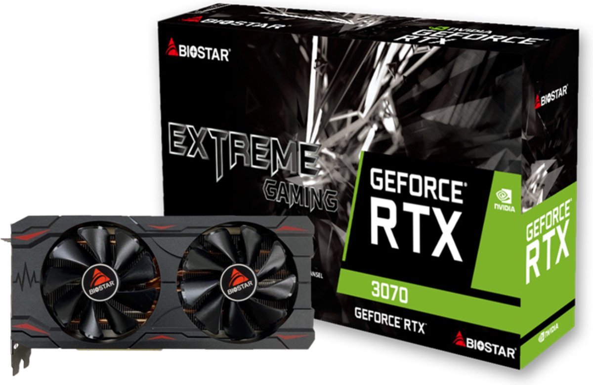 Biostar Biostar Vn3706Rm82 Videokaart Nvidia Geforce Rtx 3070 8 Gb Gddr6