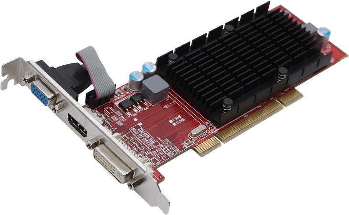 Club 3D Radeon HD 5450 512MB DDR2 PCI Edition 0GB Videokaart - afbeelding 2