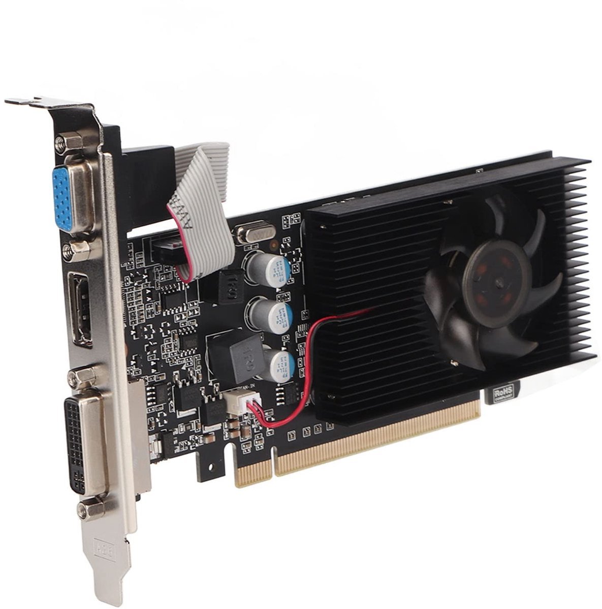 Dailygoods- Dailygoods- Grafische Kaart 2Gb Ddr3 - Gt610 64Bit - 2560X1600 Resolutie - 1000Mhz Kernfrequentie - Pci Express 2.0 - Luchtkoeling - Videokaart