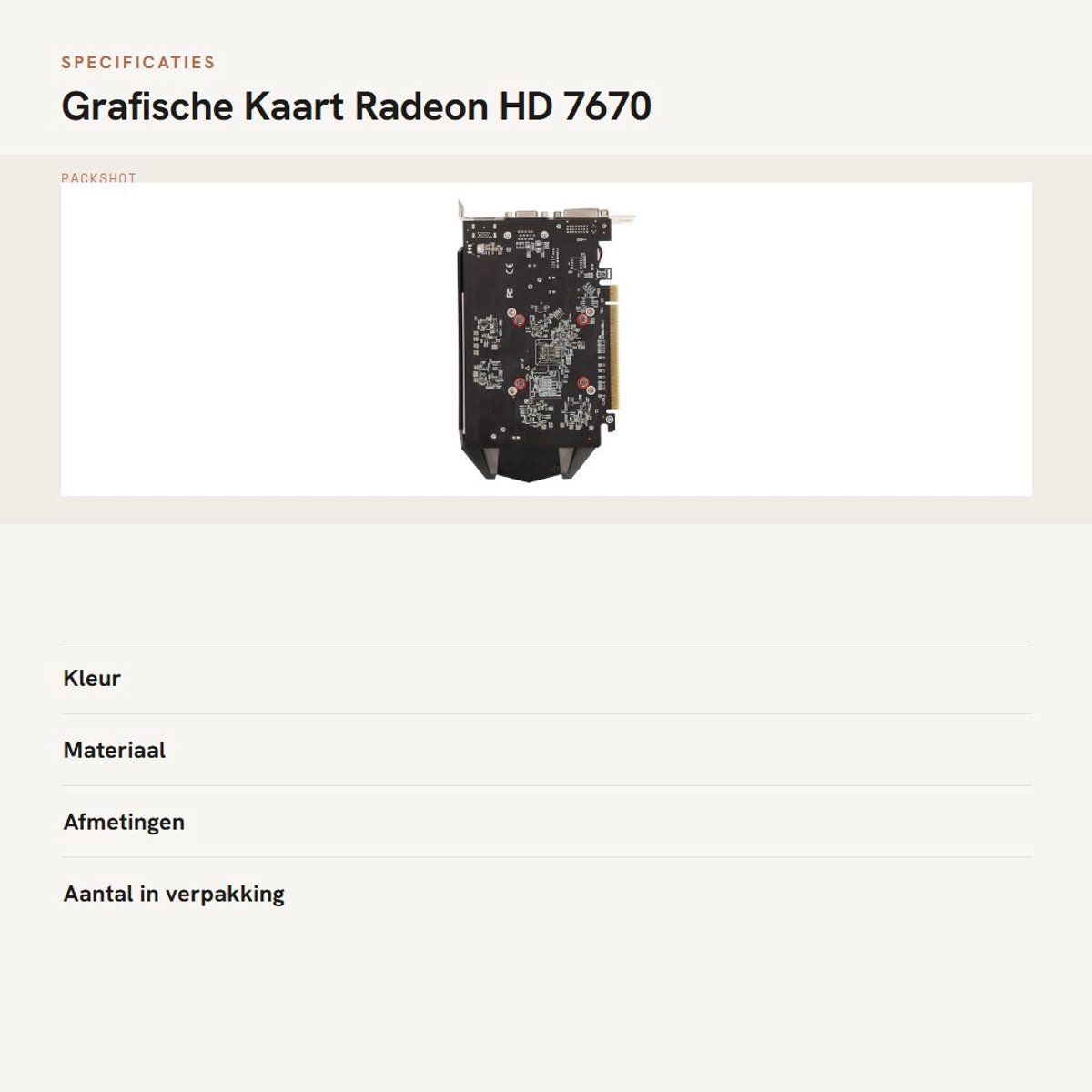 Dailygoods 4gb radeon hd 7670 pci express 4771191 3 orig - Dailygoods Radeon HD 7670 4GB Videokaart