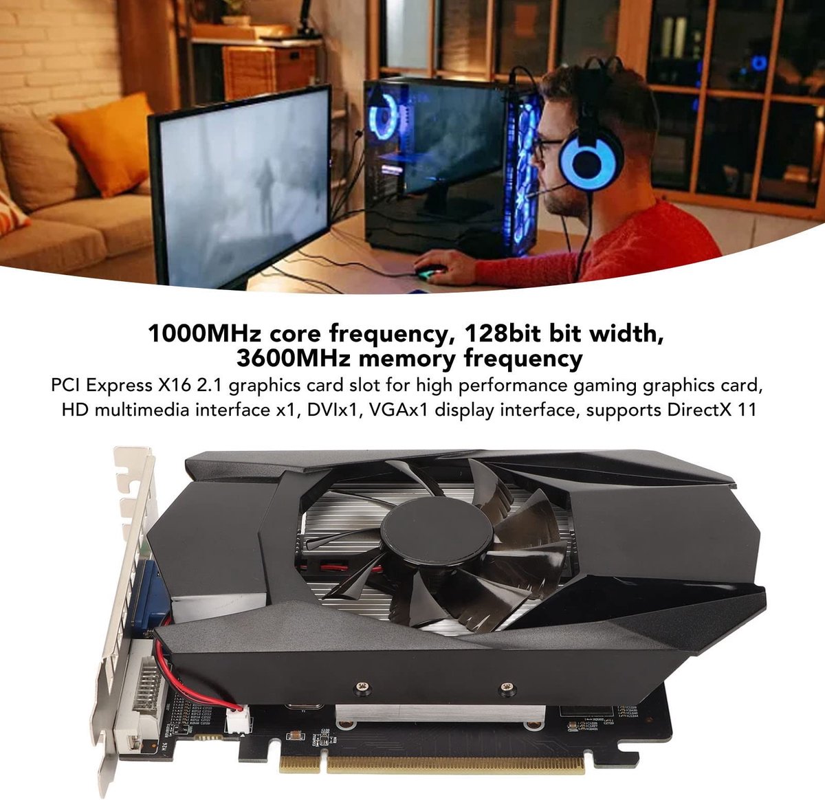Dailygoods 4gb radeon hd 7670 pci express 4771191 7 orig - Dailygoods Radeon HD 7670 4GB Videokaart