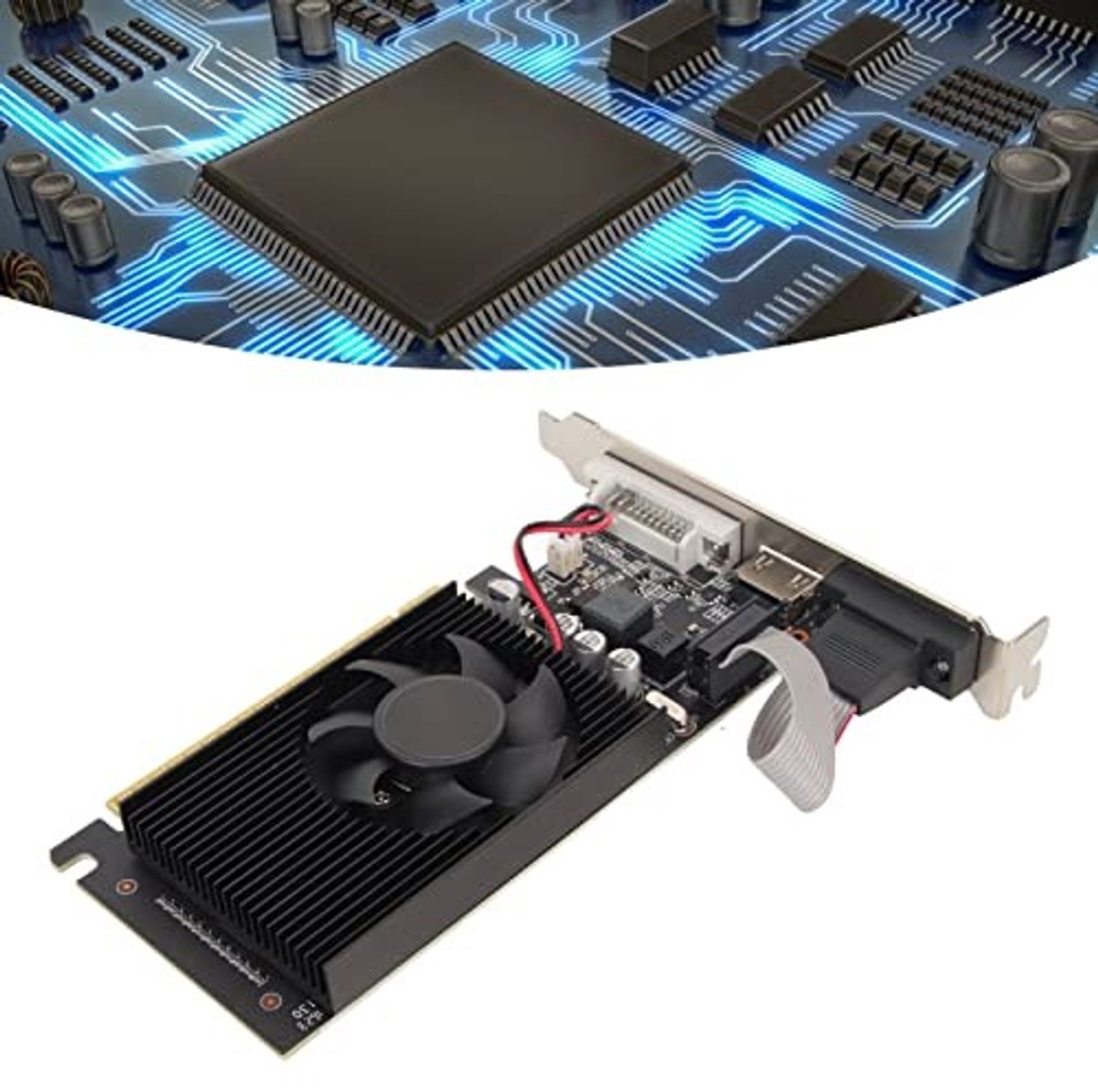 Dailygoods dailygoody gt610 2 gb ddr3 kra 3 orig - Dailygoods GeForce GT 610 2GB Videokaart