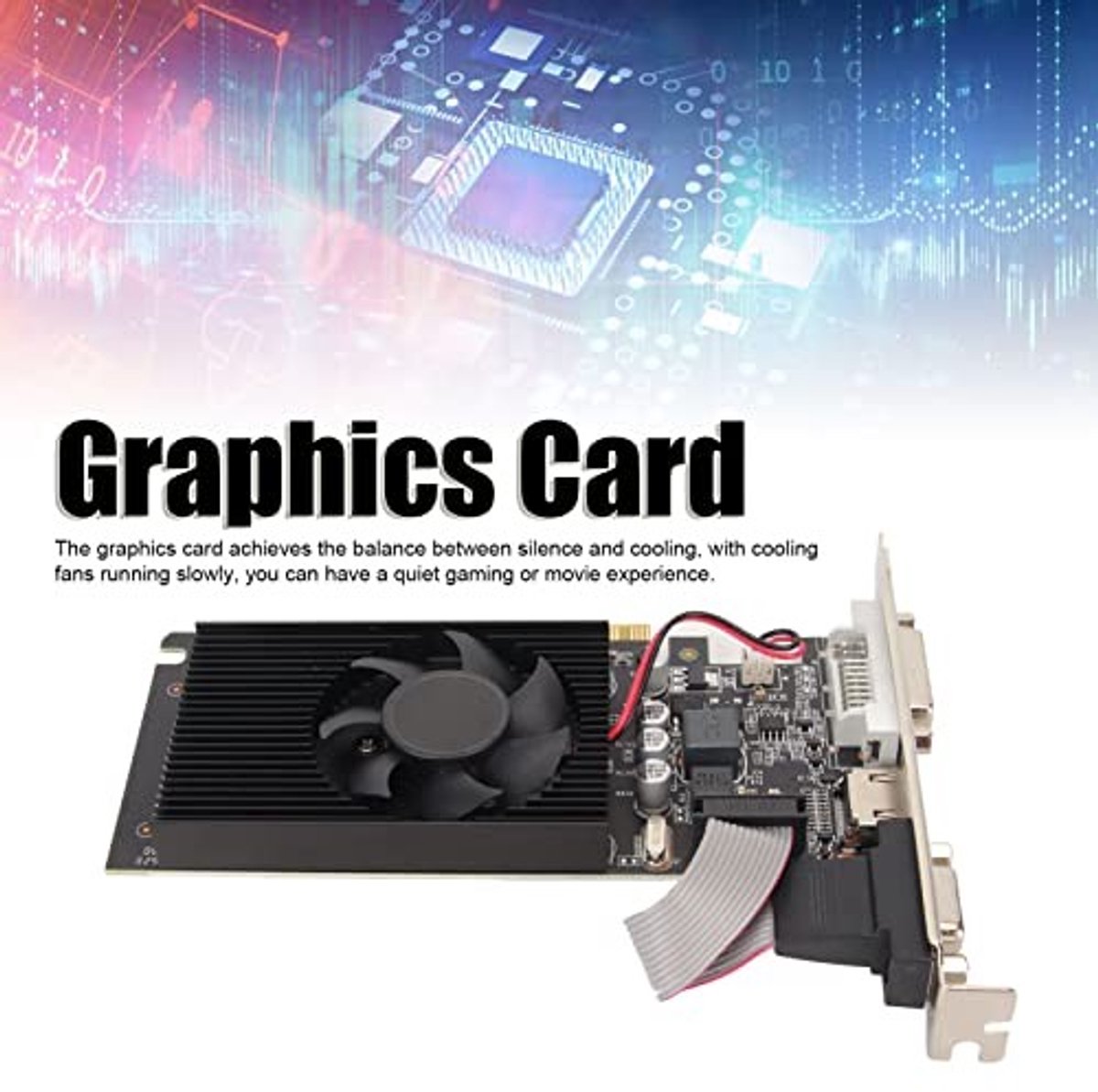 Dailygoods dailygoody gt610 2 gb ddr3 kra 5 orig - Dailygoods GeForce GT 610 2GB Videokaart