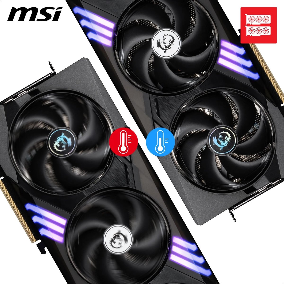 Dailygoods geforce 5070 12g trio oc 5477050 4 orig - Dailygoods GeForce RTX 5070 12GB Videokaart