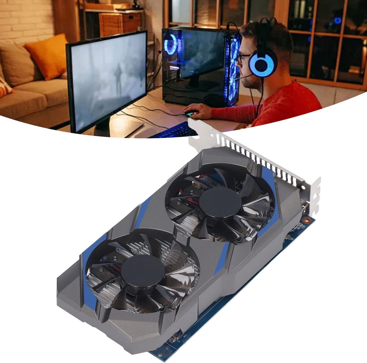 Dailygoods geforce 750 ti 2gb dubbele ven 5925597 4 orig - Dailygoods GeForce GTX 750 Ti 2GB Videokaart