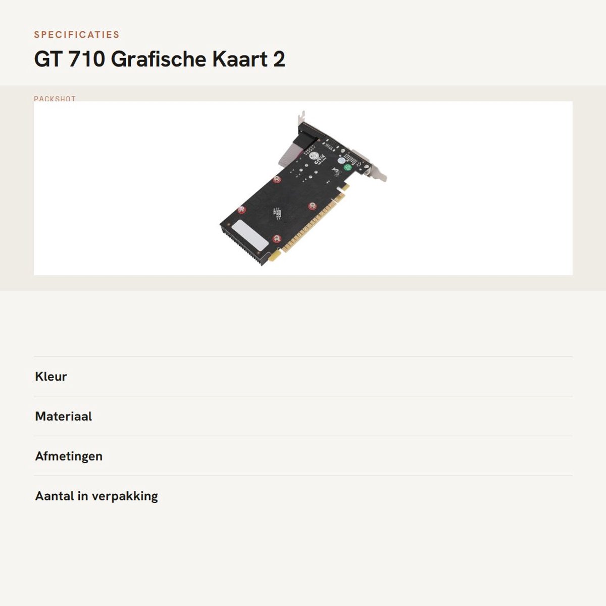 Dailygoods gt 710 2 gb ddr3 stil 4811575 8 orig - Dailygoods GT 710 2GB DDR3 Videokaart