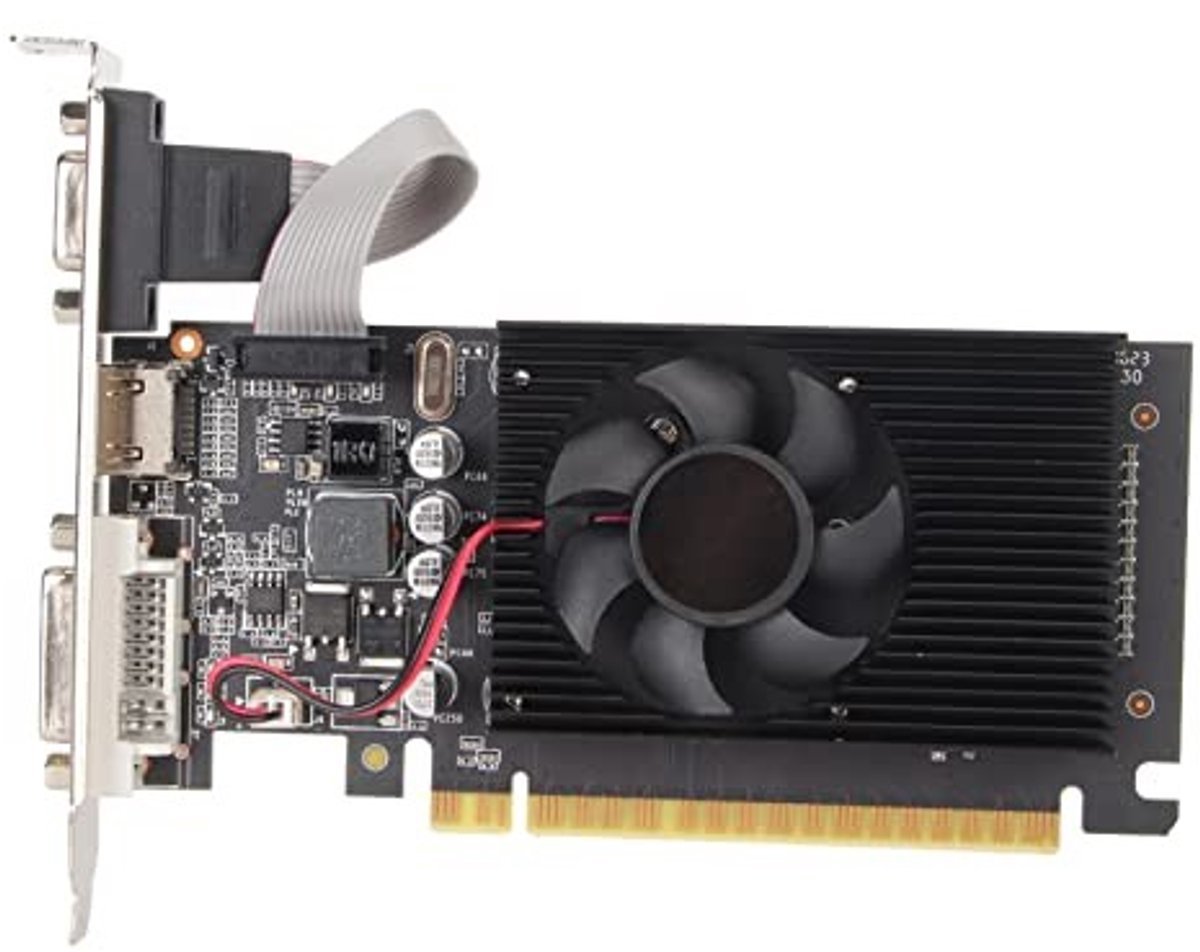 Dailygoods Dailygoods - Gt610 Grafische Kaart - 2 Gb Ddr3 - Krachtige Beeldverwerking - Hdmi Dvi-Poort - Pci Express X16 - Geschikt Voor Desktopcomputers - S...