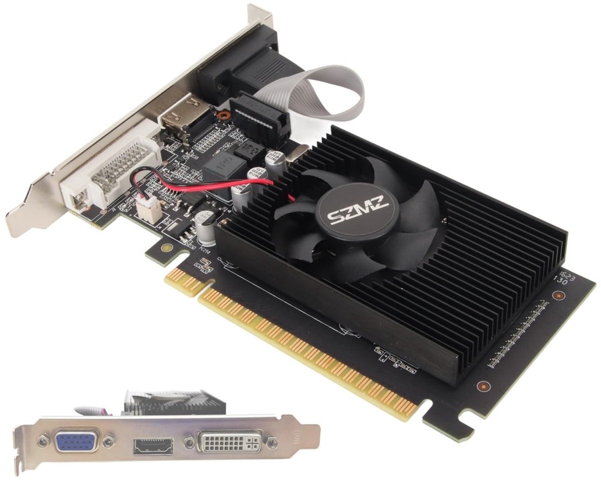 Dailygoods - Desktop Grafische Kaart - Gt610 - 2Gb Ddr3 videokaart, productafbeelding 2