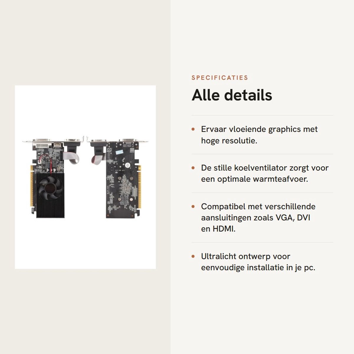 GeForce GT 730 4GB Videokaart - afbeelding 8