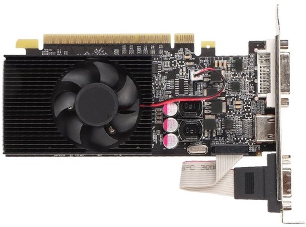 Dailygoods Dailygoods - Gt730 Grafische Kaart - Gaming Grafische Kaart - Hoge Prestaties - 2Gb Gddr3 - Efficiënt Koelsysteem - Ondersteuning Voor Ge...
