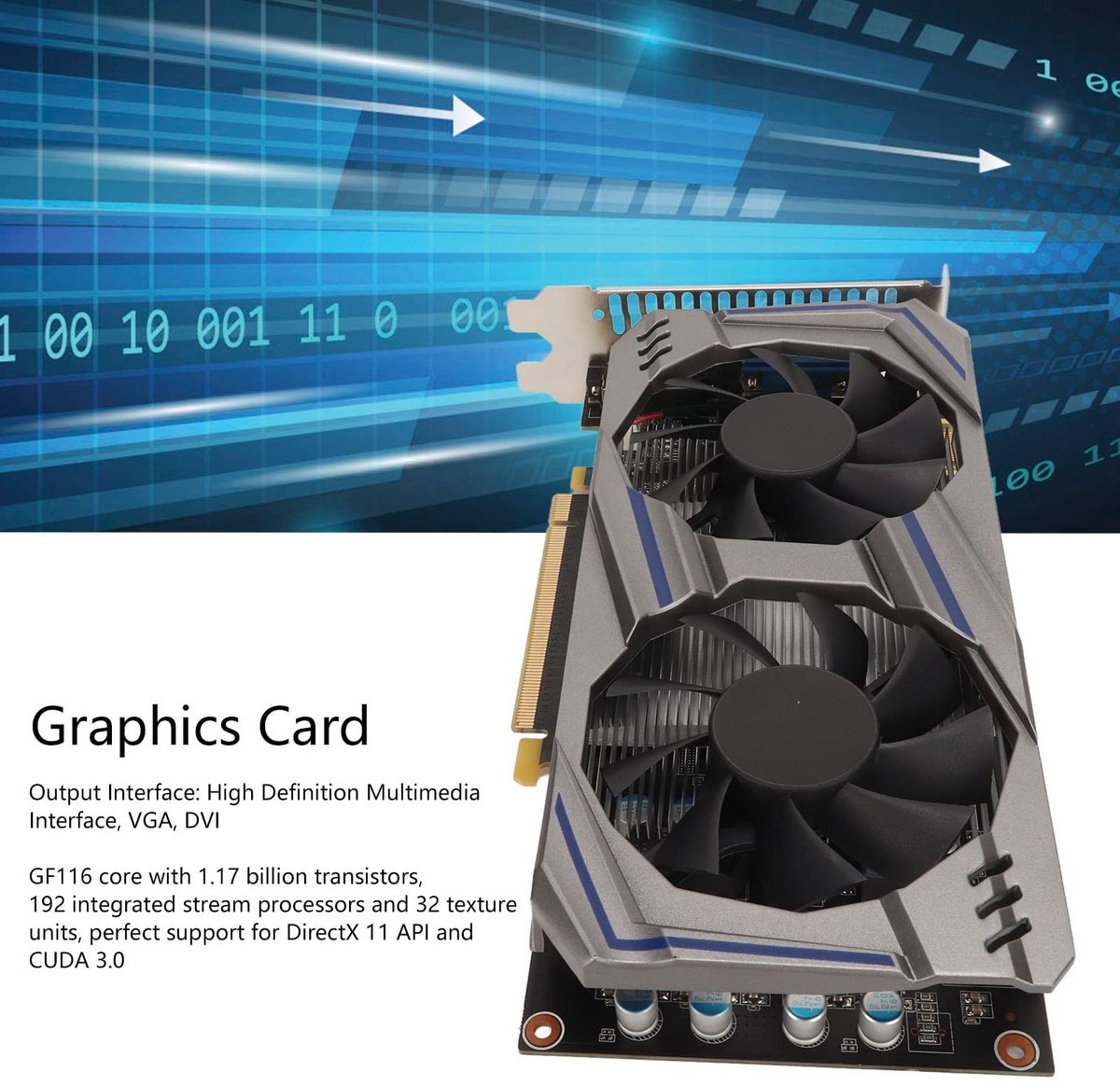Dailygoods gtx550ti 8gb dubbele koelventi 5964481 8 orig - Dailygoods GeForce GTX 550 Ti 1GB GDDR5 Videokaart