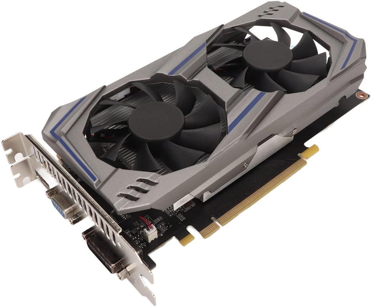 Dailygoods Dailygoods - Gtx550Ti Grafische Kaart - 8Gb Gddr5 - Dubbele Koelventilator - Desktop Pc - Gaming Grafische Kaart - Pci Express2.0 - 128Bit