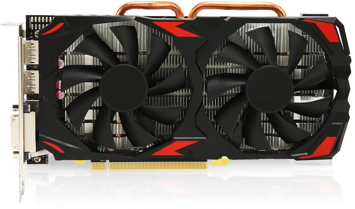 Dailygoods Dailygoods - Rx 580 Grafische Kaart - Gaming Grafische Kaart - Koelventilatoren - 8Gb Gddr5 - Ondersteuning Voor 8K - Pci Express 3.0