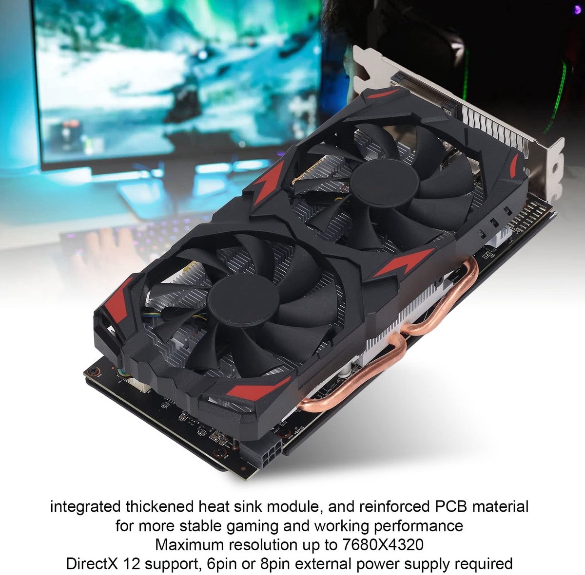 Dailygoods rx 580 stil en efficient 8gb 4690926 3 orig - Dailygoods RX 580 8GB Videokaart