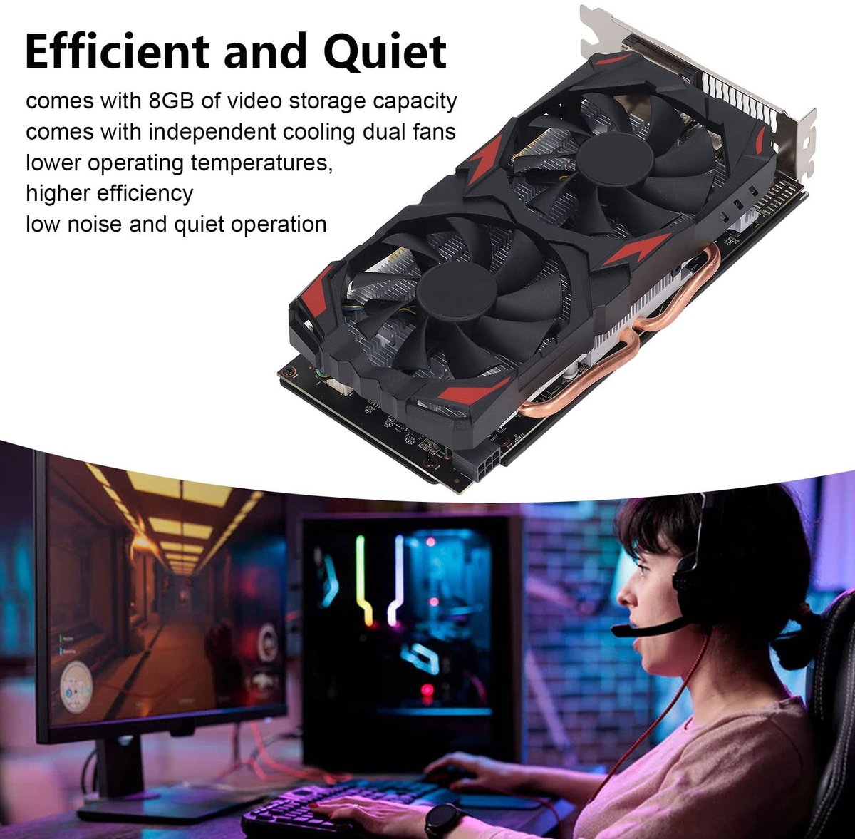 Dailygoods rx 580 stil en efficient 8gb 4690926 5 orig - Dailygoods RX 580 8GB Videokaart