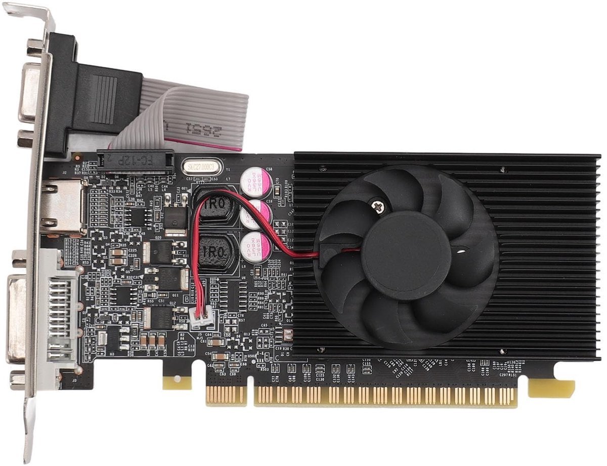 Dailygoody Dailygoody - Gt 710 Grafische Kaart - 2 Gb Ddr3 - Stil En Krachtig - Pci Express 2.0 - Hdmi - Geschikt Voor Gaming - 700/1200 Mhz