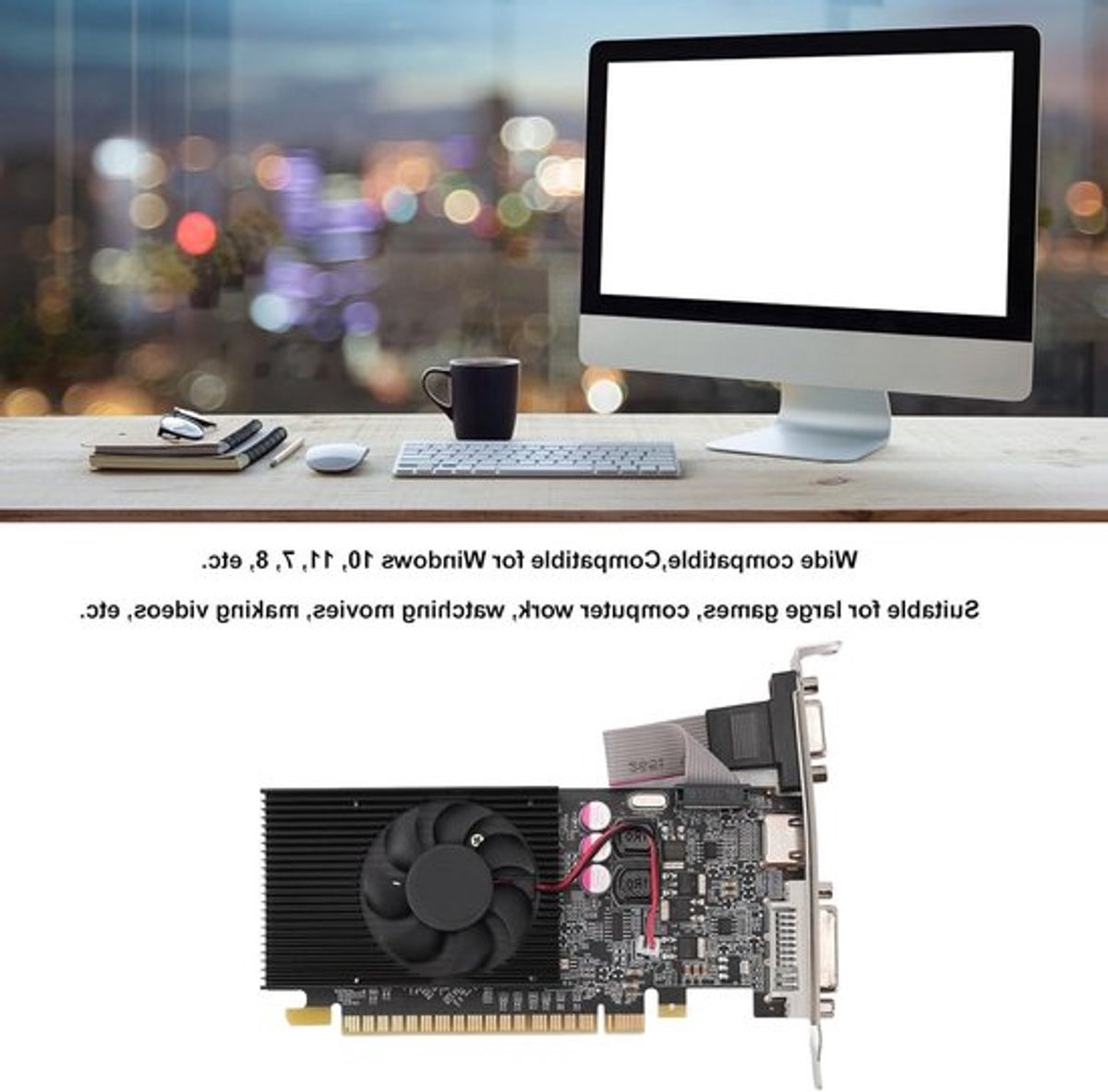 GT 710 2GB Videokaart - afbeelding 3