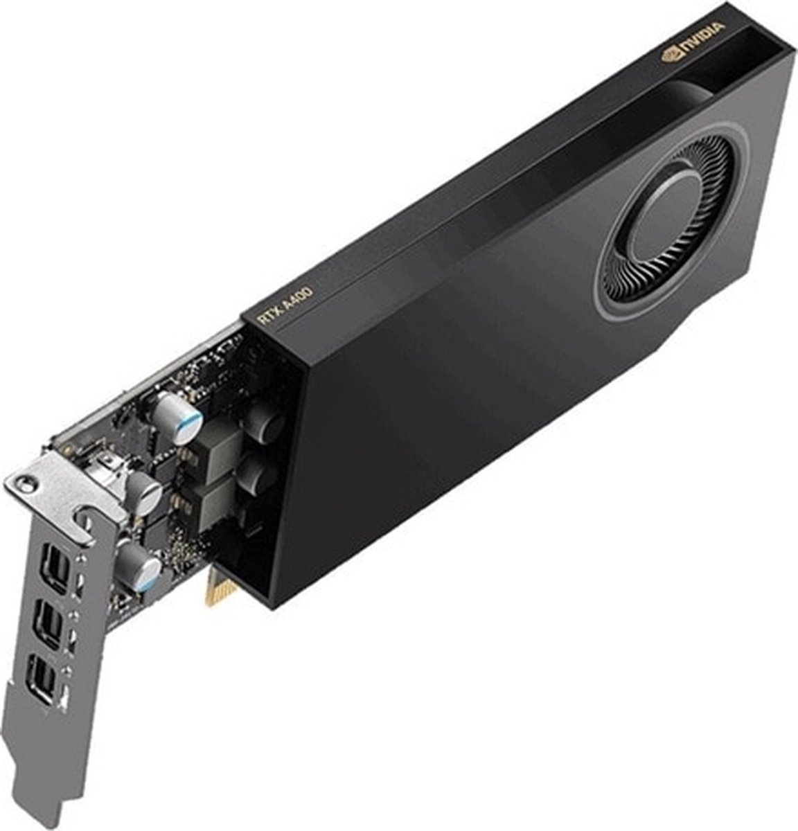 NVIDIA RTX A400 Videokaart (Black) - afbeelding 2